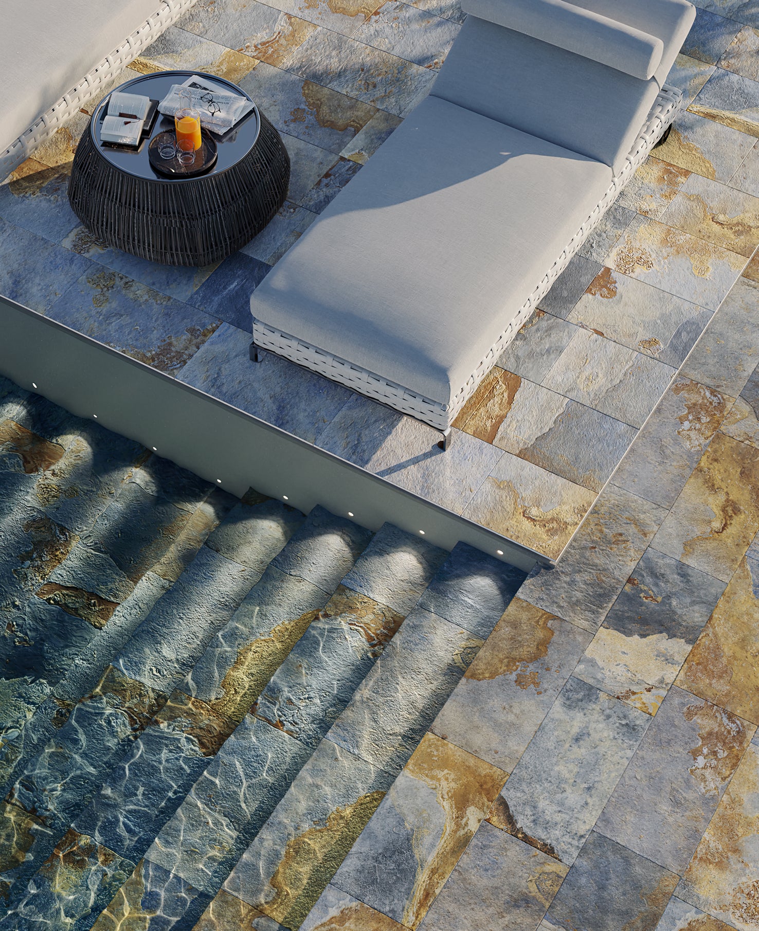 12x24 Thailand Blue Matte Porcelain Tile